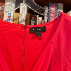 St John formal red dress